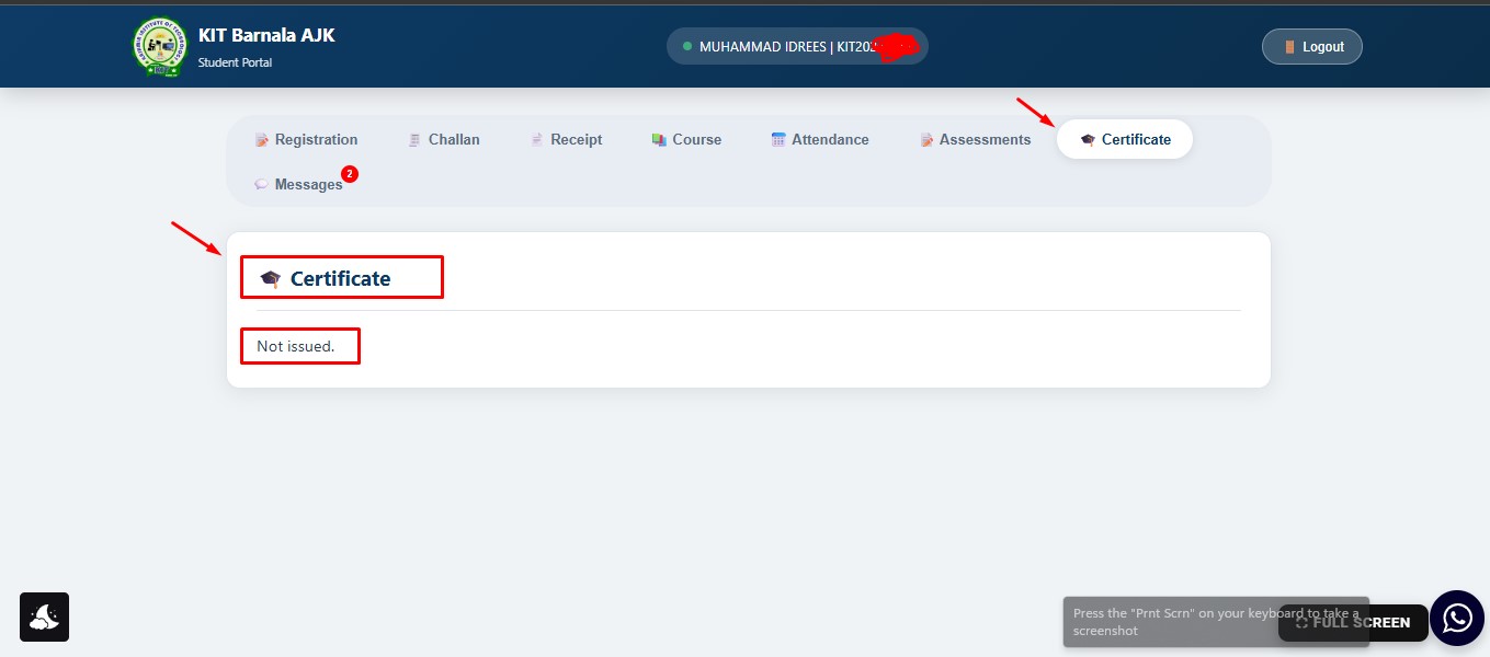 Student Portal FAQS 11 Screenshot 11