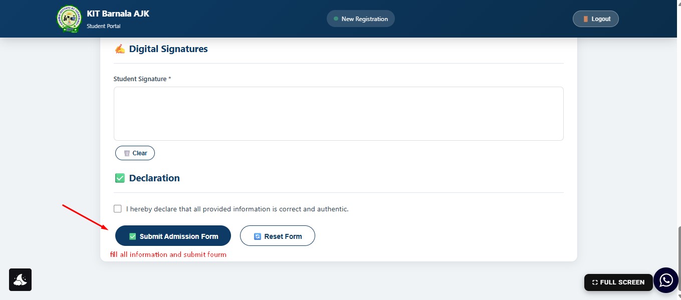 Student Portal FAQS 3 Screenshot 2