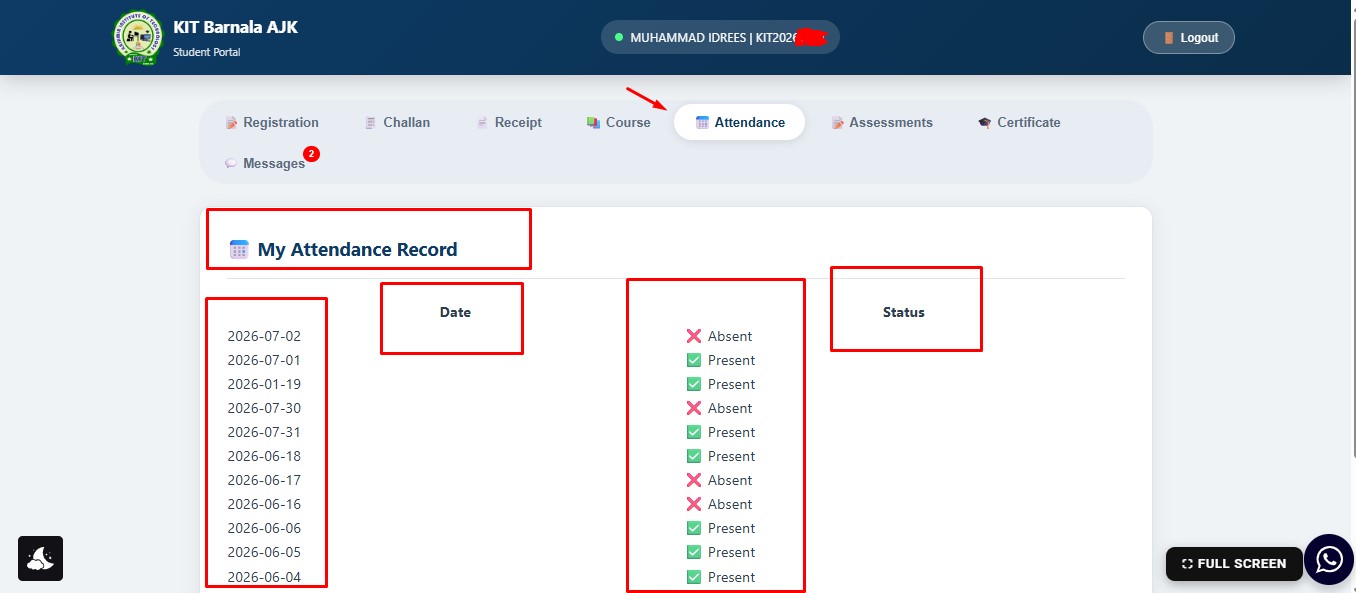 Student Portal FAQS 9 Screenshot 9